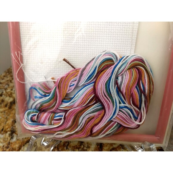 2 Golden Bee Counted Cross Stitch Kits w/Frame CLOVER BEDTIME & PERIWINKLE BUNNY - Picture 9 of 14